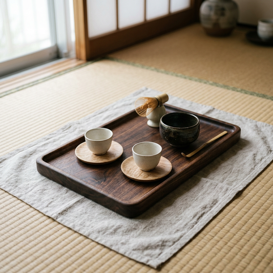 天然木ティートレイセット メイン商品画像